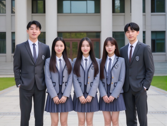 中学生校服正装